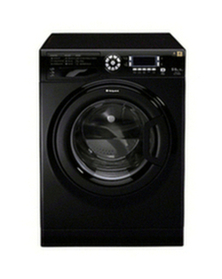 Hotpoint WDUD9640K Washer Dryer, 9kg Wash/6kg Dry Load, A Energy Rating, 1400rpm Spin, Black